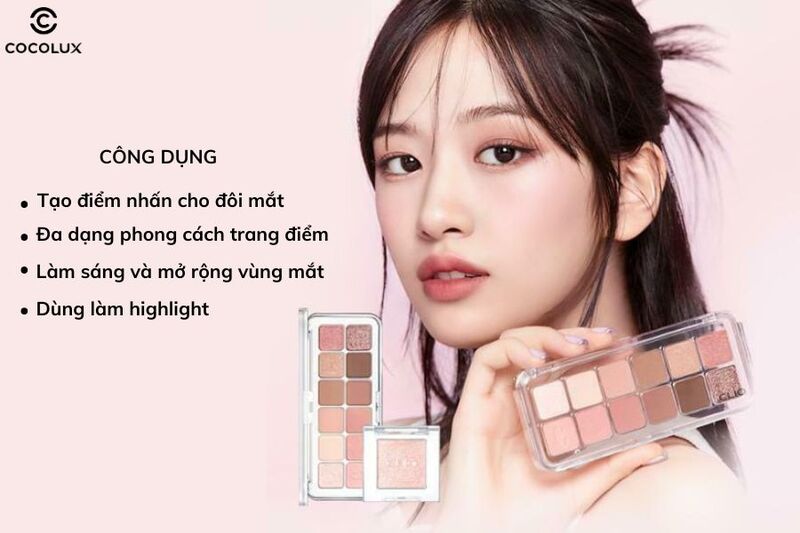 Công dụng chính của phấn mắt CLIO Pro Eye Palette Air