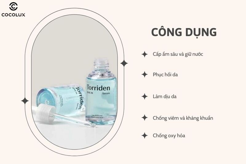 Công dụng chính của Serum Torriden Dive In