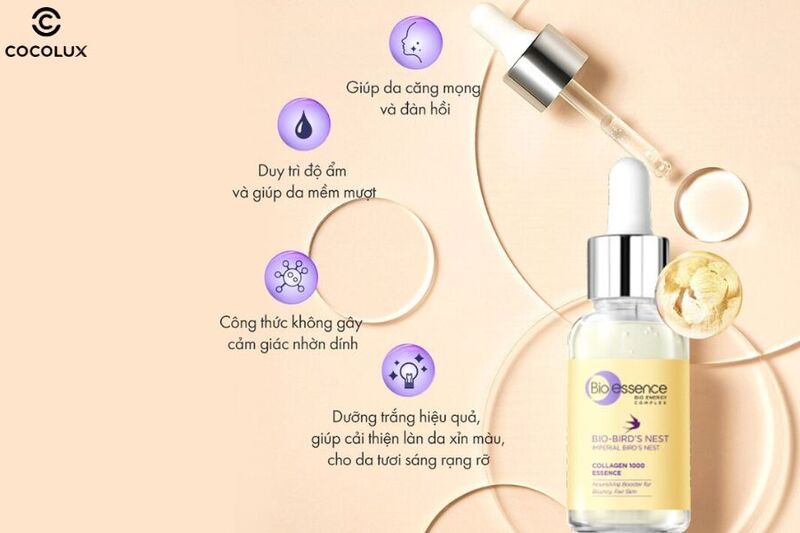 Công dụng chính của tinh chất Bio-essence dưỡng da tươi sáng và căng mọng 30g