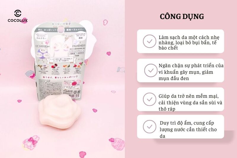 Công dụng nổi bật của Xà Phòng Pelican Dành Cho Vùng Ngực 70g 