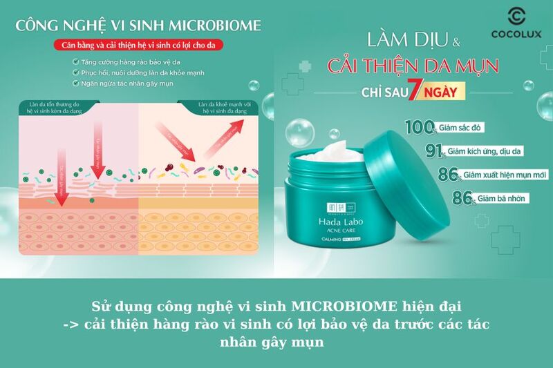 C&ocirc;ng dụng sản phẩm Gel Dưỡng Ẩm Hada Labo Acne Care Calming