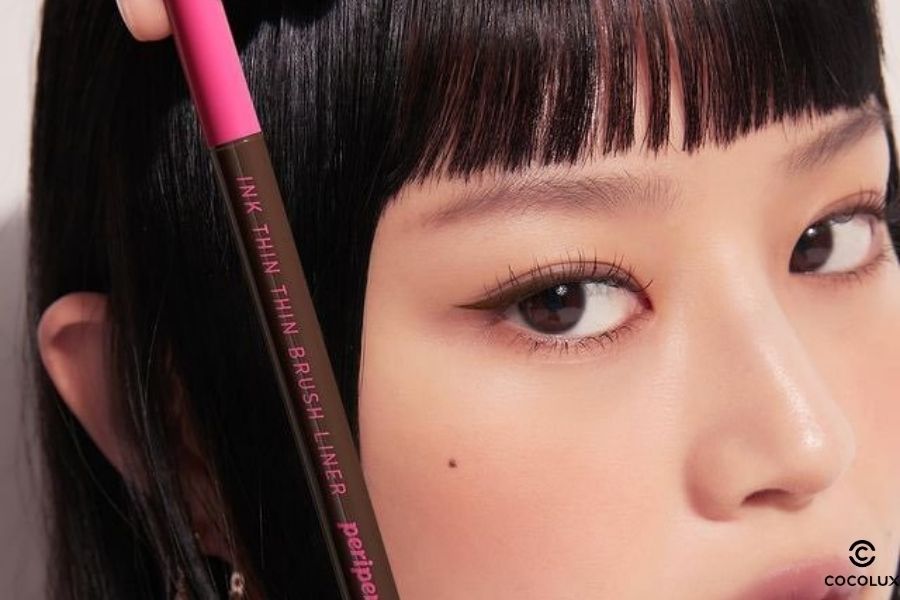 Review Dạ Kẻ Mắt Peripera Ink Thin Thin Brush Liner