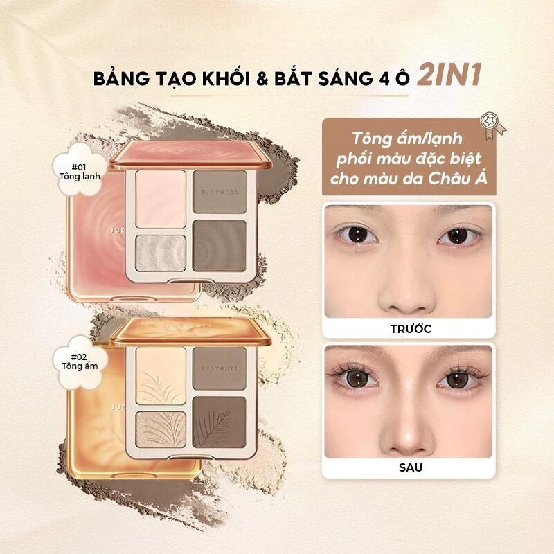 Đánh giá Phấn Bắt Sáng Và Tạo Khối Judydoll Highlight & Contour