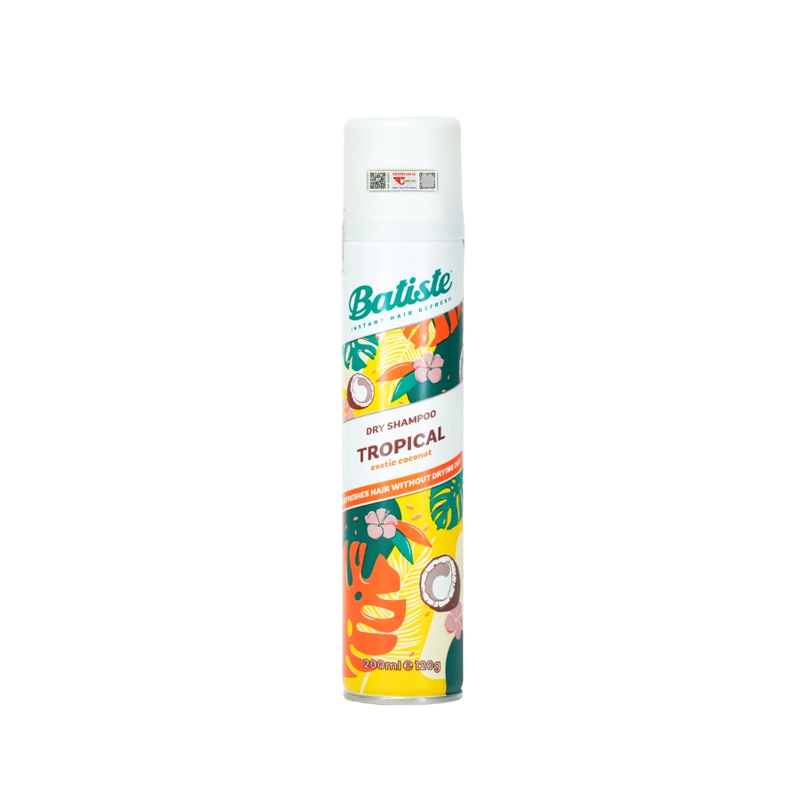 Dầu Gội Khô Batiste Tropical 200ml