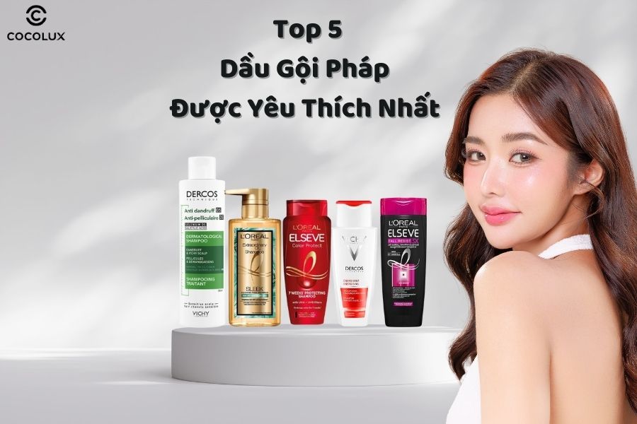 Review top 5 dầu gội Pháp được yêu thích nhất 