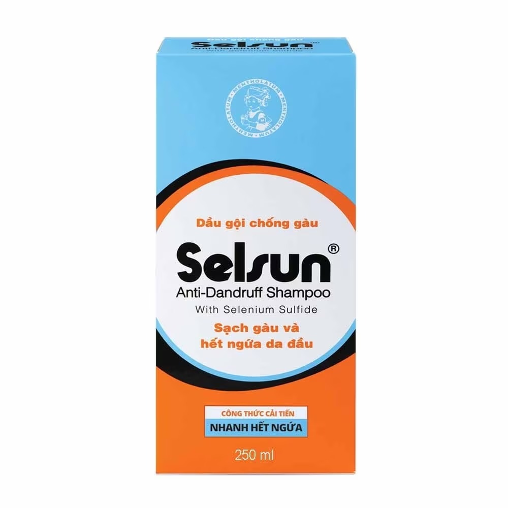 Dầu Gội Selsun Chứa 1% Selenium Sulfide Ngăn Ngừa Gàu & Ngứa 250ml