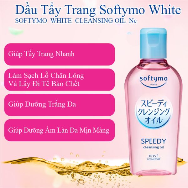 Dầu Tẩy Trang Kosé Softymo Làm Dịu Nhẹ Làn Da 60ml