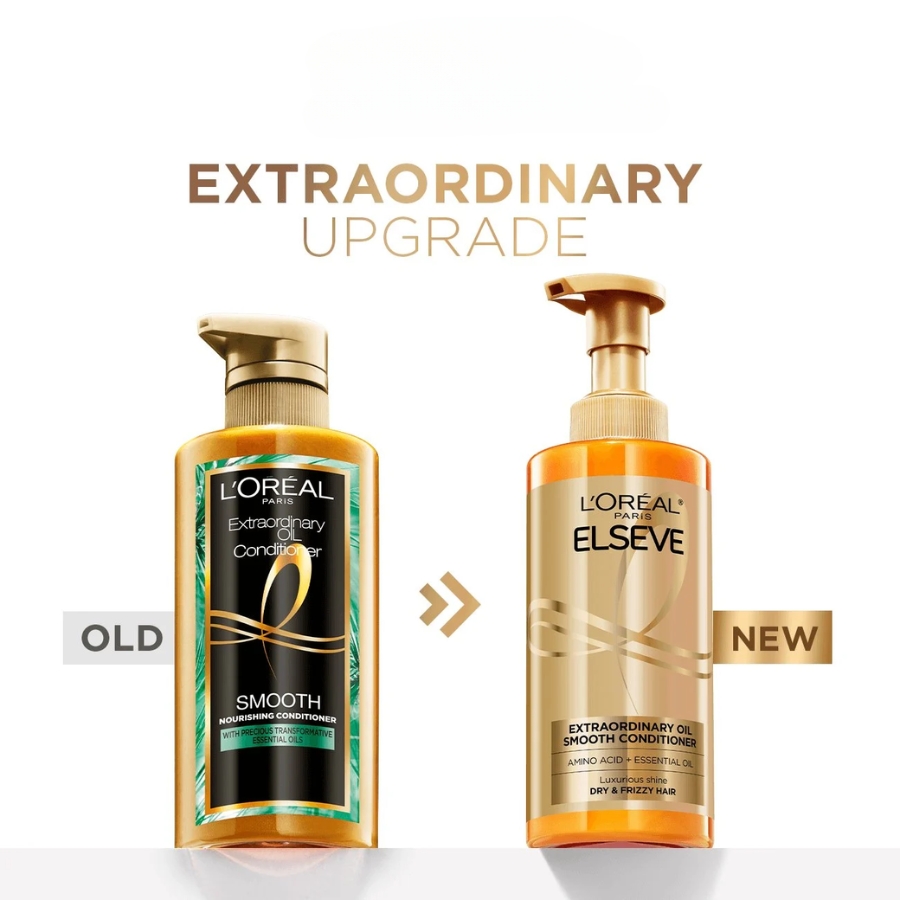 Dầu Xả Loreal Extraordinary Oil Sleek Conditioner 440ml