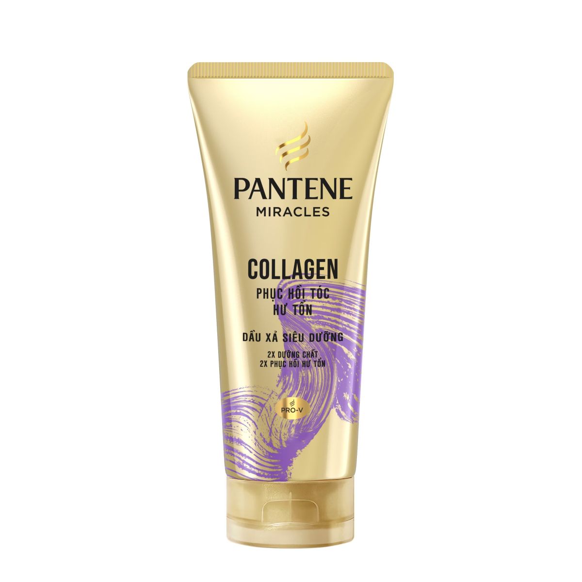 Dầu Xả Pantene Collagen Siêu Dưỡng Phục Hồi Tóc Hư Tổn 300ml