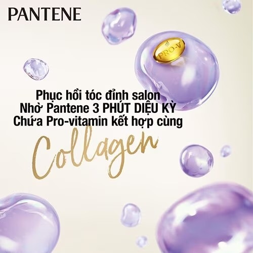 Dầu Xả Pantene Collagen Siêu Dưỡng Phục Hồi Tóc Hư Tổn 300ml