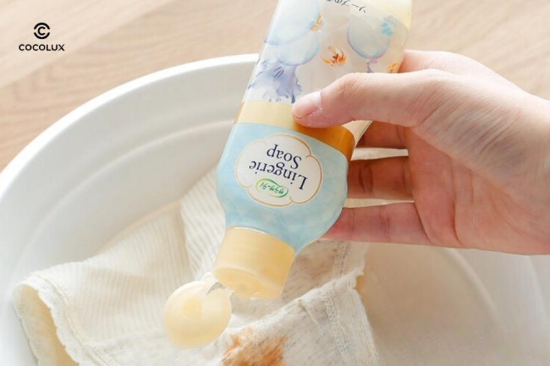 Dung Dịch Vệ Sinh Đồ L&oacute;t Nhật Bản Lingerie Soap c&oacute; khả năng l&agrave;m sạch đổ l&oacute;t nhanh ch&oacute;ng
