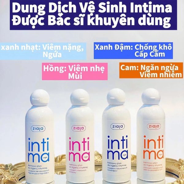 Dung Dịch Vệ Sinh Ziaja Intima Cam Bổ Sung Axit Ascorbic 200ml