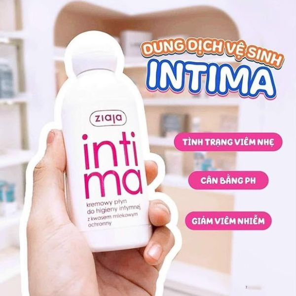 Dung Dịch Vệ Sinh Ziaja Intima Hồng Bổ Sung Axit Lactic Giảm Viêm Nhẹ 200ml