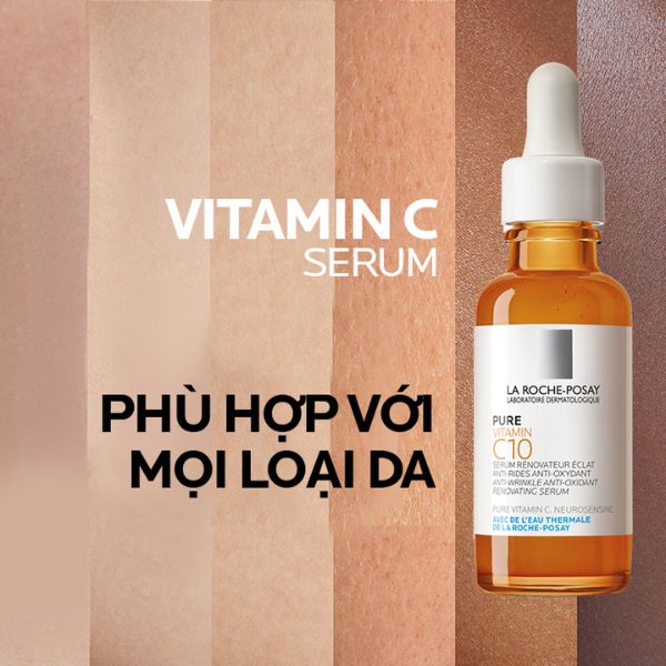 Serum La Roche-Posay Pure Vitamin C10 Giảm Lão Hóa 30ml