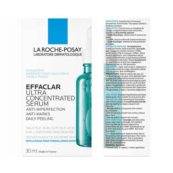 Serum La Roche-Posay Effaclar Giảm Mụn 30ml