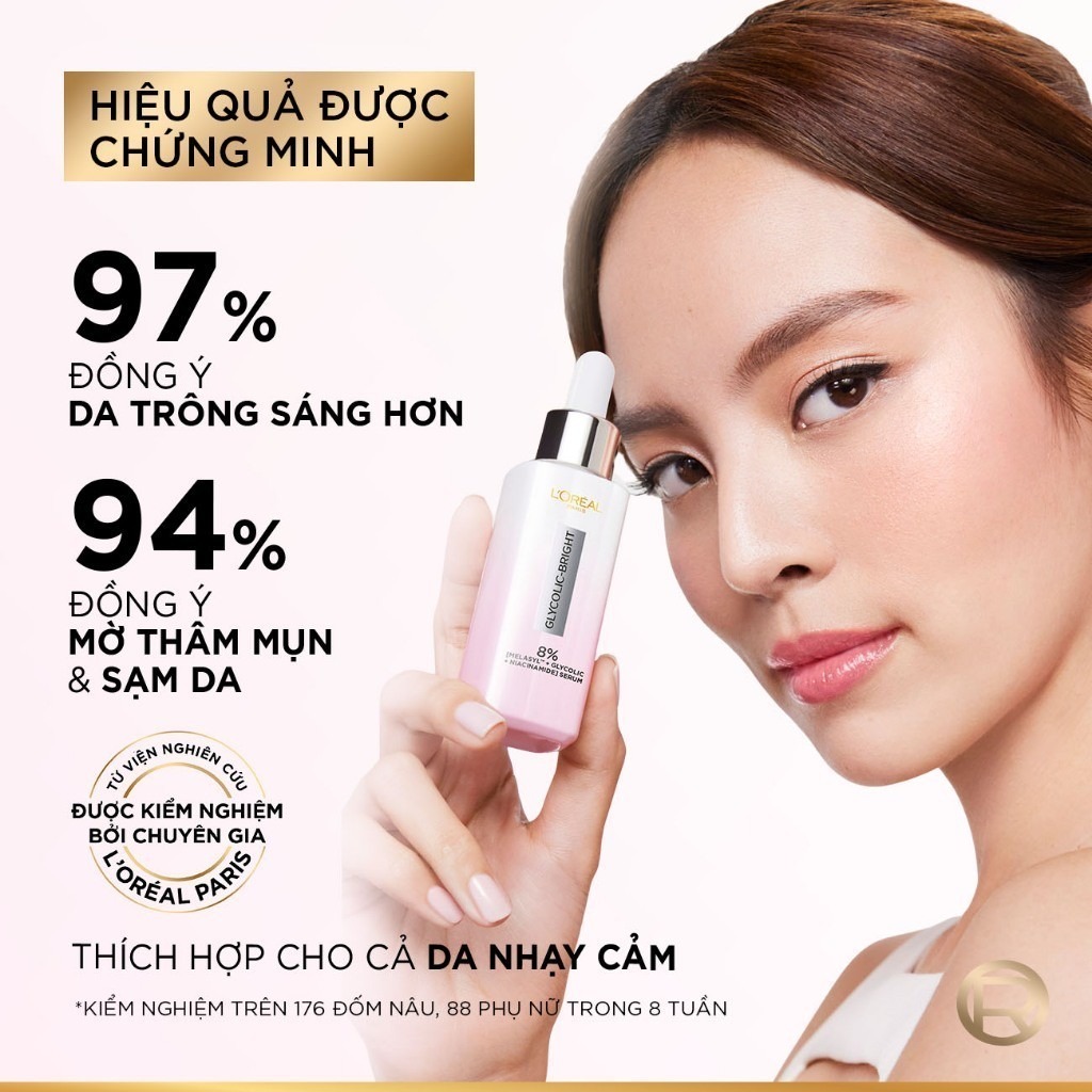 Đánh giá Serum L'Oreal Paris Glycolic Bright