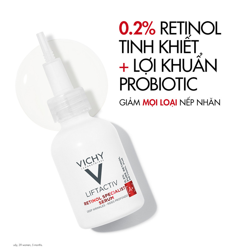 Dưỡng Chất Vichy Liftactiv Retinol Specialist Serum Giảm Nếp Nhăn Và Giúp Trẻ Hoá Da 30ml