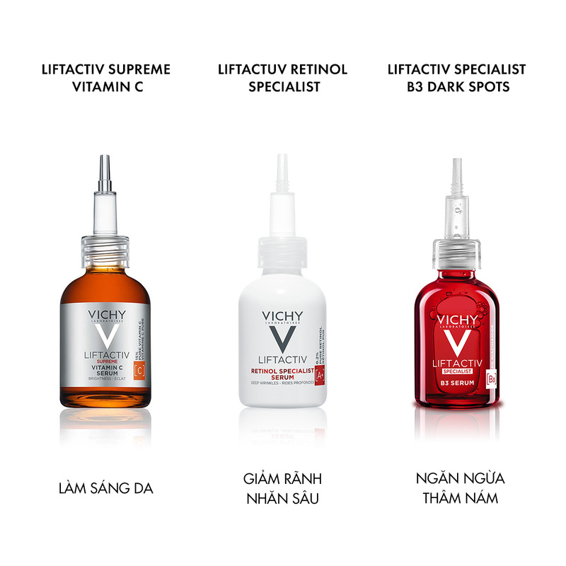 Dưỡng Chất Vichy Liftactiv Retinol Specialist Serum Giảm Nếp Nhăn Và Giúp Trẻ Hoá Da 30ml