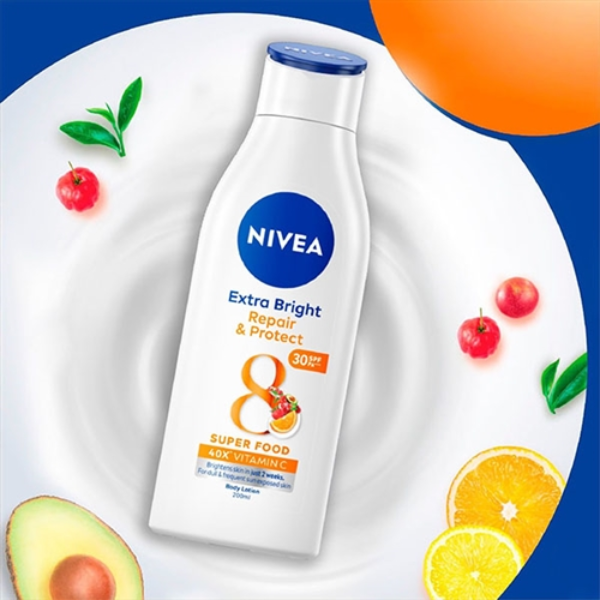Dưỡng Thể Nivea Extra Bright Repair & Protect Vitamin C SPF30 PA++ 200ml