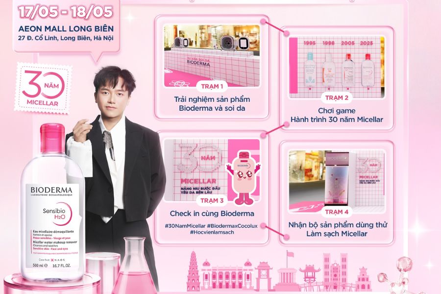 Đếm ngược đến Mê-Cellar Studio tại Aeon Long Biên: Gặp gỡ Bùi Công Nam cùng Cocolux & Bioderma!