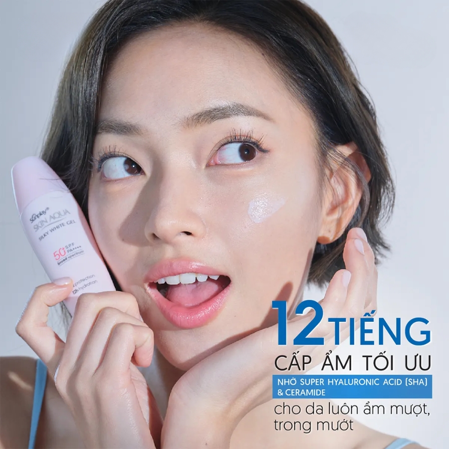 Gel Chống Nắng Sunplay Skin Aqua Silky White SPF50+ PA++++ 30g