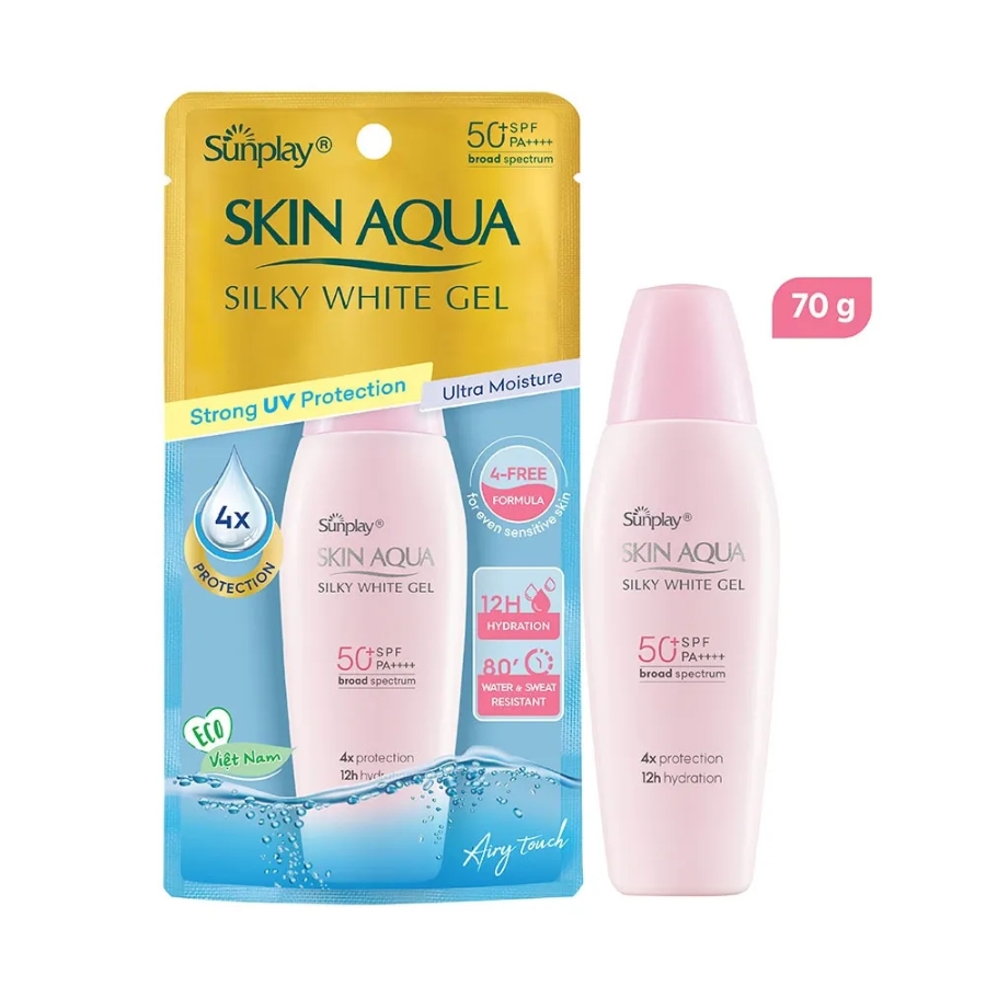 Gel Chống Nắng Sunplay Skin Aqua Silky White SPF50+ PA++++ 70g