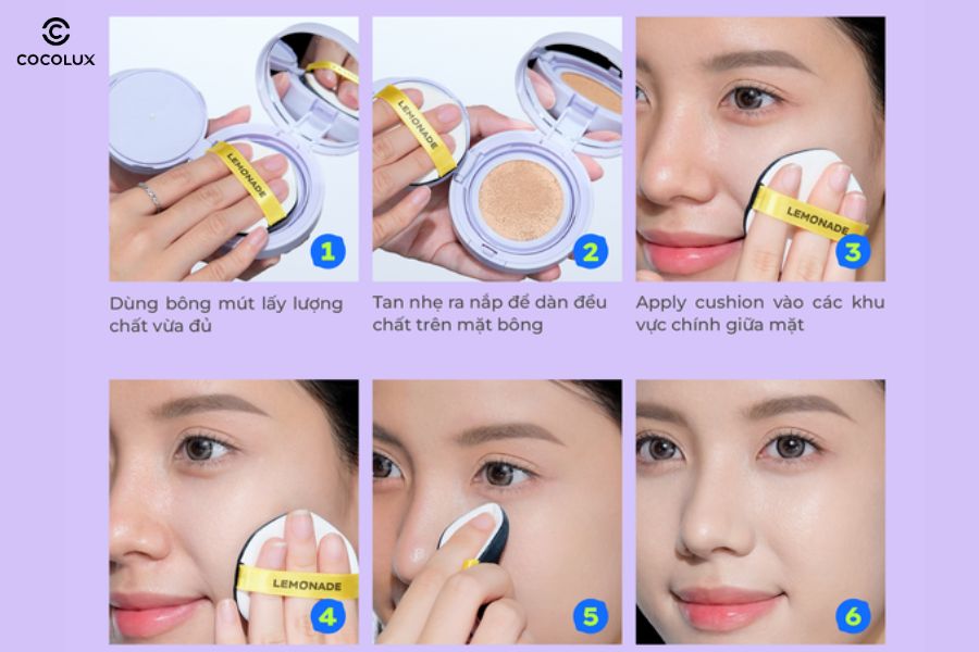 Hướng dẫn sử dụng cushion cho da nhạy cảm hiệu quả
