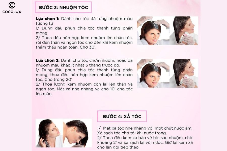 C&aacute;ch sử dụng thuốc nhuộm t&oacute;c m&agrave;u đen L'Or&eacute;al 1 Natural Black