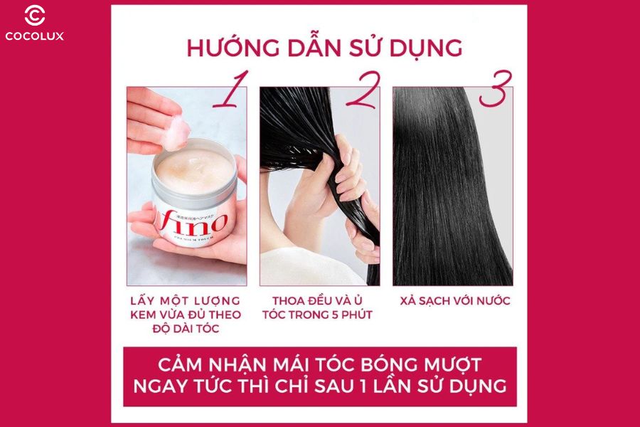 Hướng dẫn sử dụng Ủ t&oacute;c Fino hiệu quả