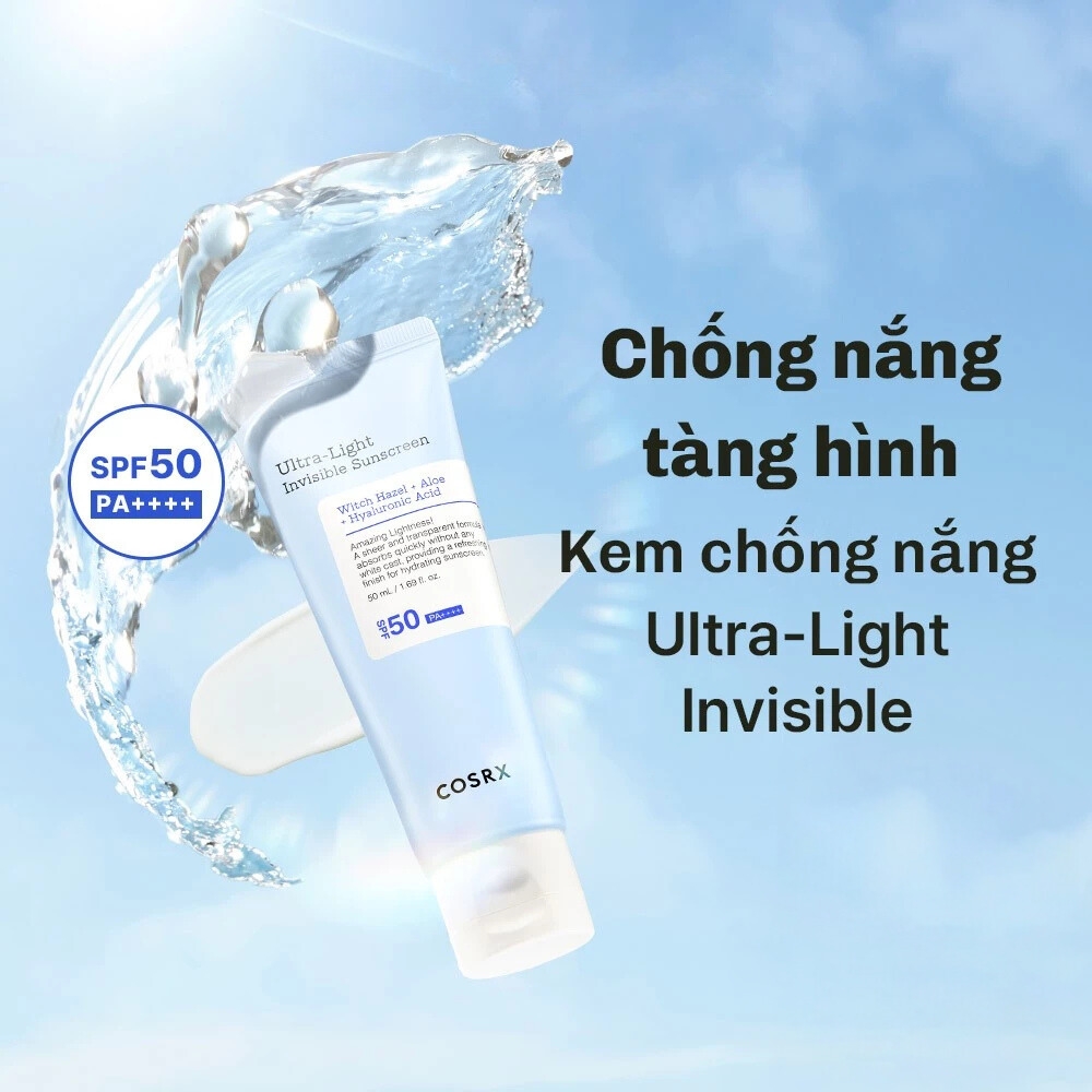 Kem Chống Nắng Cosrx Ultra-Light Invisible Sunscreen SPF50 PA++++