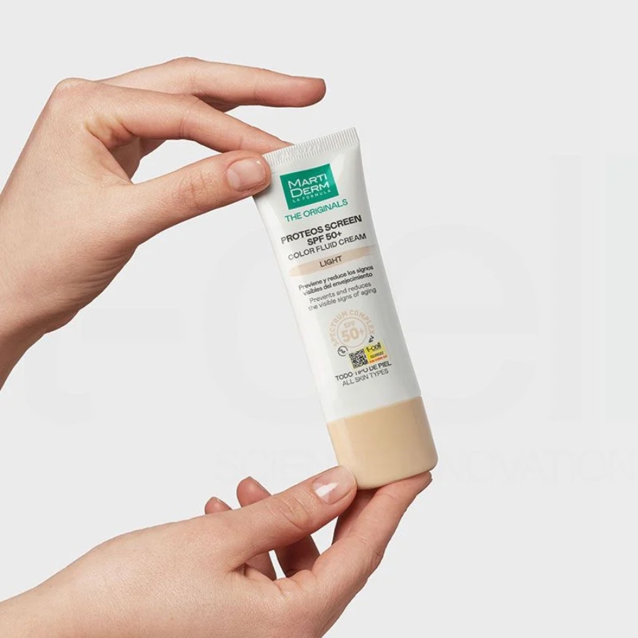 Kem Chống Nắng MartiDerm The Originals Proteos Screen SPF50+ 40ml - Light