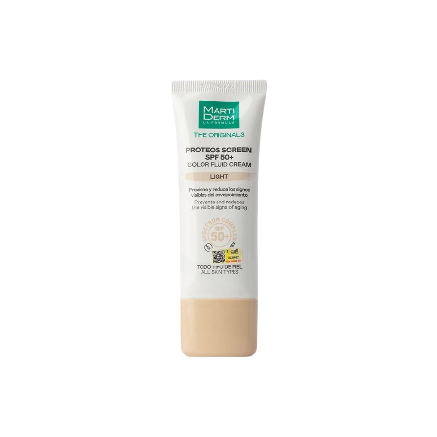 Kem Chống Nắng MartiDerm The Originals Proteos Screen SPF50+ 40ml - Light