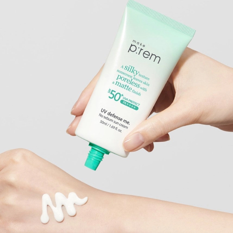 Kem Chống Nắng No Sebum Sun Cream Make P:rem Kiềm Dầu 6H SPF 50+ PA++++ - 50ml