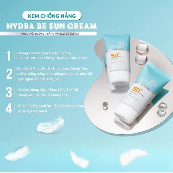 Kem Chống Nắng Prettyskin Hydra B5 Sun Cream SPF50+ PA++++ 70ml
