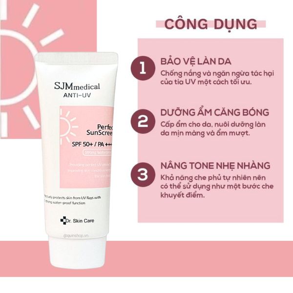 Kem Chống Nắng SJM Medical Anti UV Perfect SunScreen 60ml