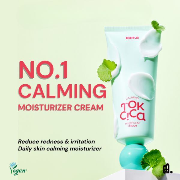 Kem Dưỡng Ẩm EDIT.B Dịu Da Calming Tok Cica 100ml