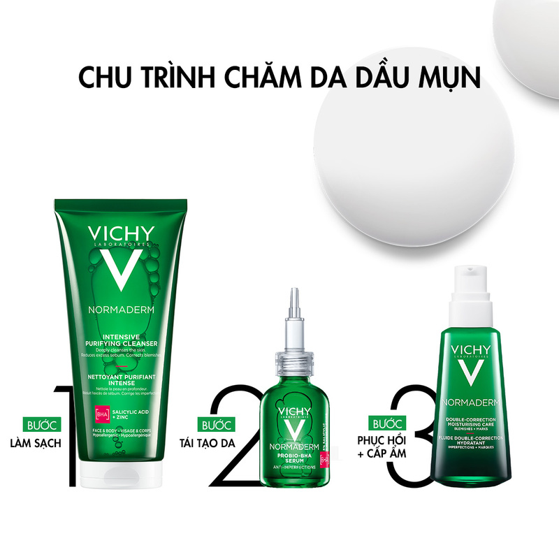 Kem Dưỡng Vichy Normaderm Phytosolution Dành Cho Da Mụn 50ml