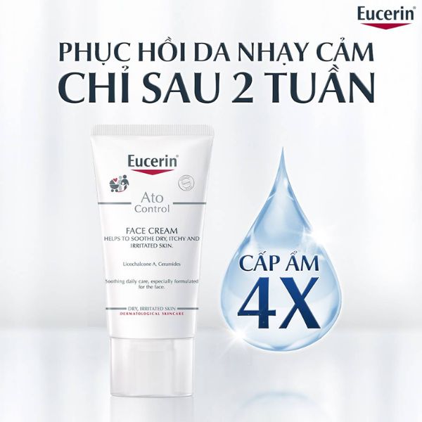 Kem Dưỡng Eucerin Ato Control Face Cream 50ml