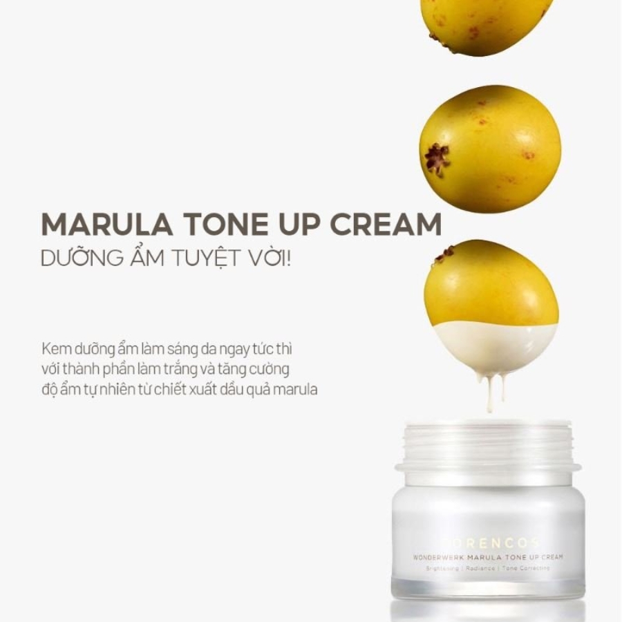 Kem Dưỡng Forencos Trắng Da, Nâng Tông Wonderwerk Marula Tone Up Cream 50ml