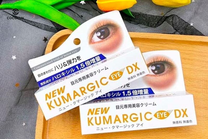 Thiết kế bao bì của Kem Dưỡng Mắt Kumargic Eye Giảm Thâm Nhật Bản (Mẫu mới)