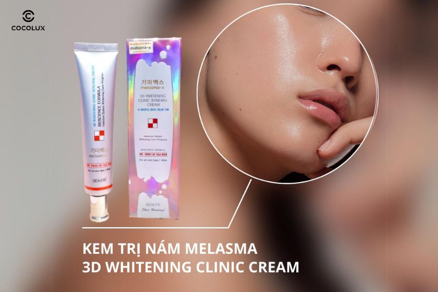 Kem dưỡng Melasma-X 3D Whitening Clinic Renewal