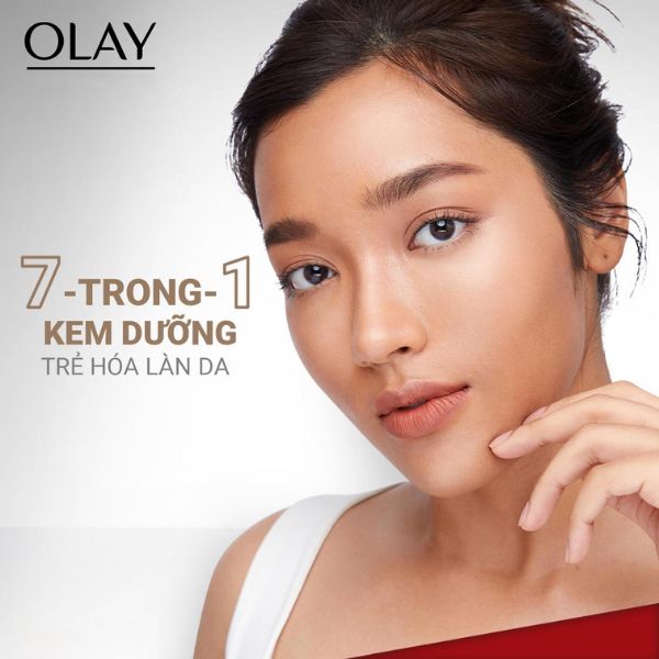 Kem Dưỡng Olay Total Effects Dịu Nhẹ Ngừa Lão Hóa Ban Ngày Total Effects 7 in One Day Cream Gentle SPF 15 50g