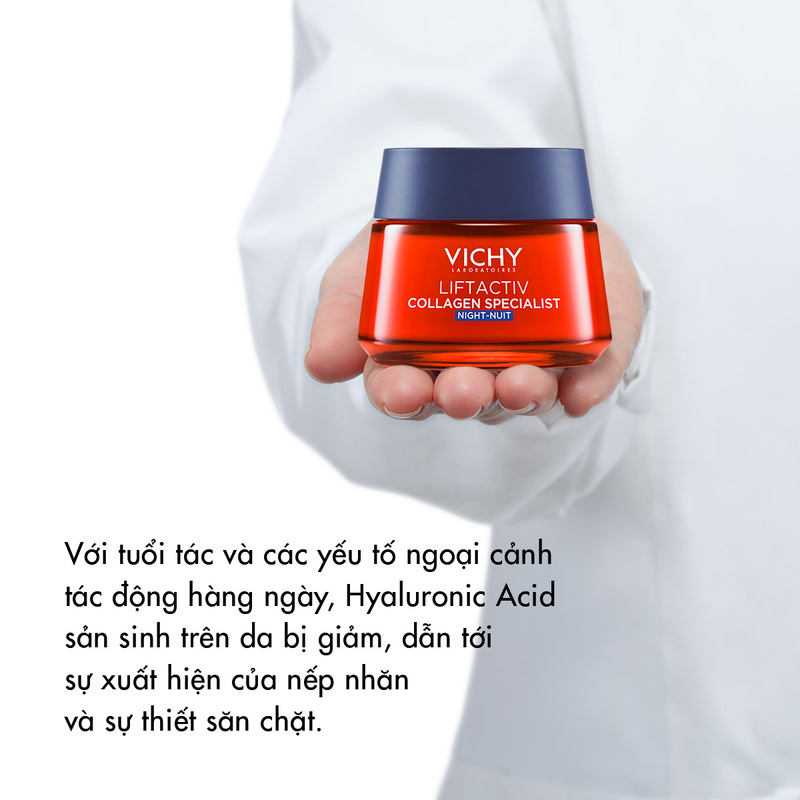 Kem Dưỡng Vichy Sáng Da, Mờ Thâm Nám Ban Đêm 50ml
