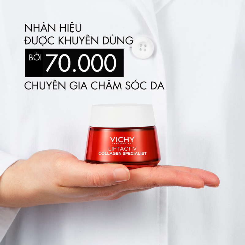 Kem Dưỡng Vichy Liftactiv Collagen Specialist Cải Thiện Lão Hóa