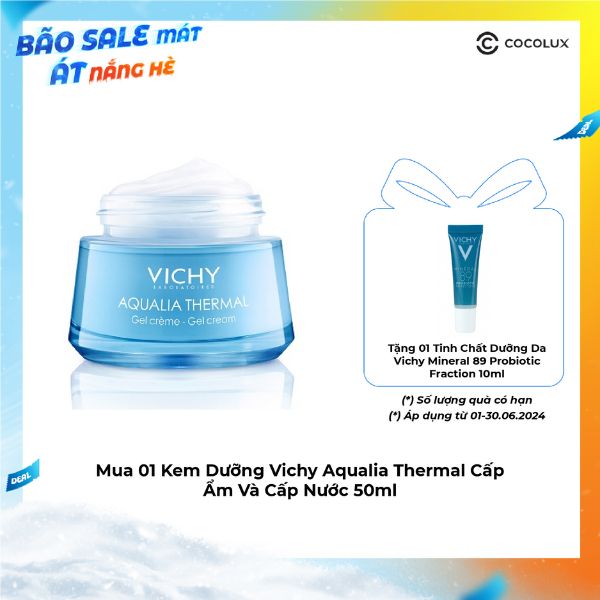 Kem Dưỡng Vichy Aqualia Thermal Cấp Ẩm Và Cấp Nước 50ml