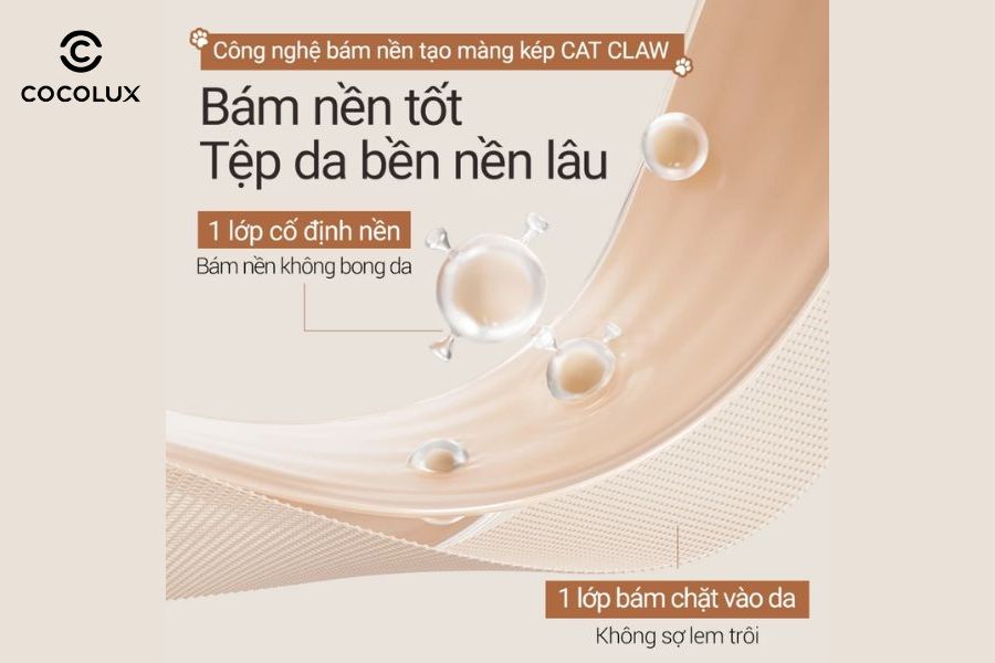 C&ocirc;ng nghệ của kem nền Caslan