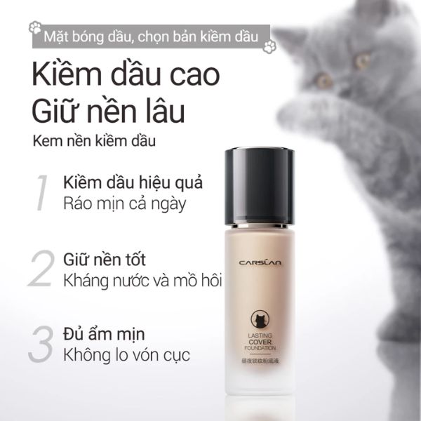 Kem Nền Carslan Lasting Cover Foundation P01