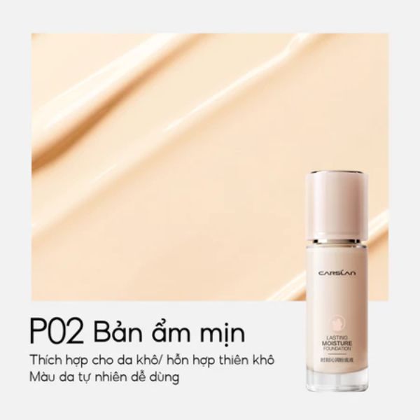 Kem Nền Carslan Lasting Moisture Foundation P02