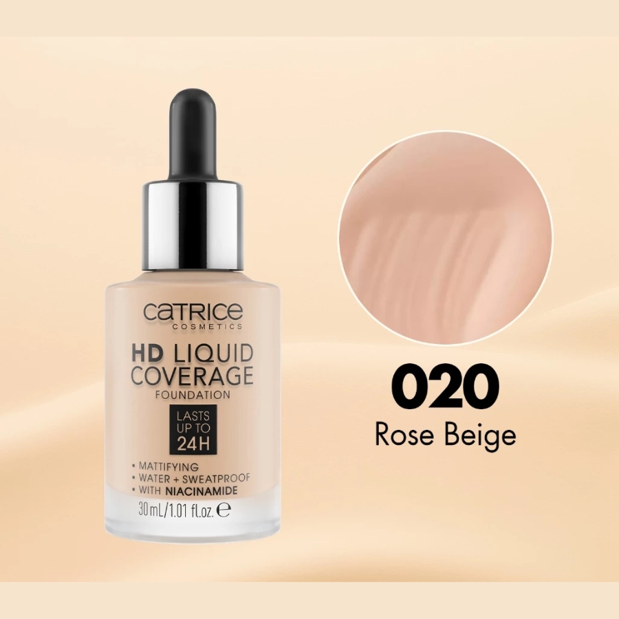 Kem Nền Catrice HD Liquid Coverage Foundation 20 30ml