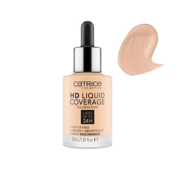 Kem Nền Catrice HD Liquid Coverage Foundation 30ml - Màu: 002